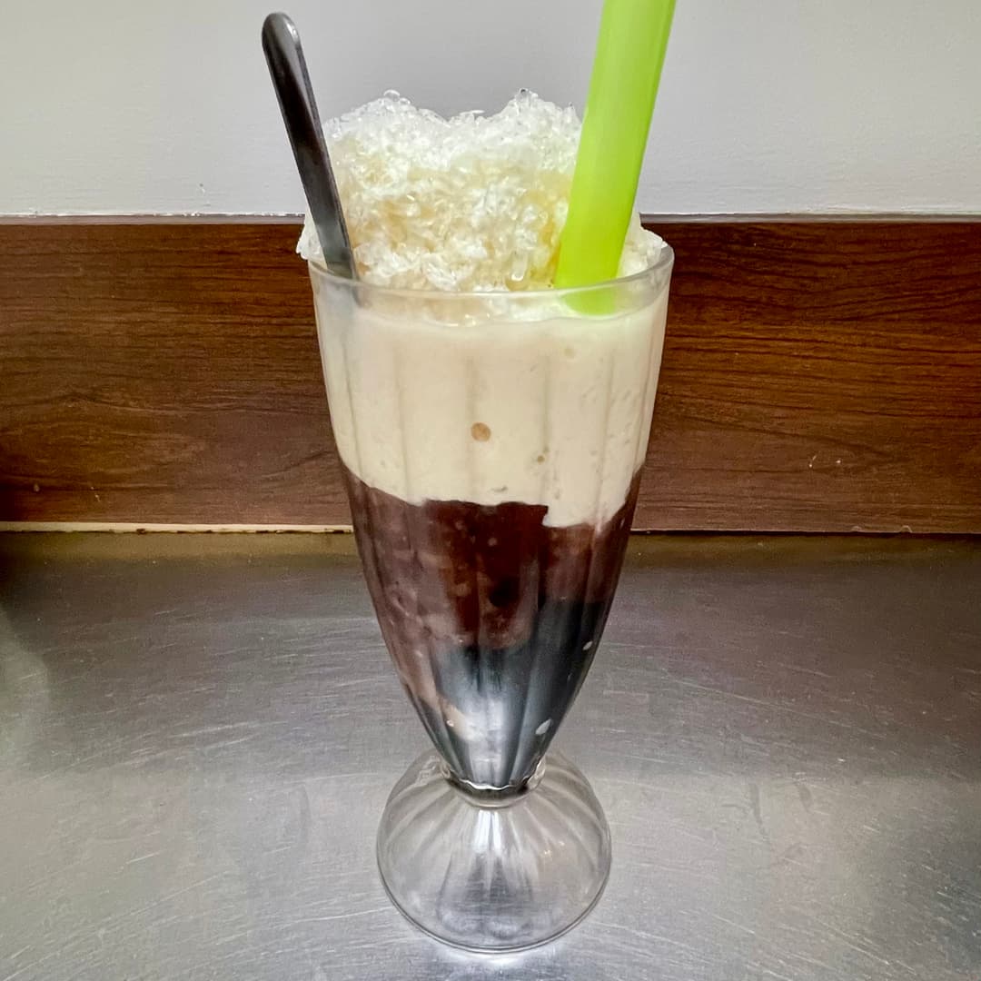 Red Bean & Grass Jelly Ice